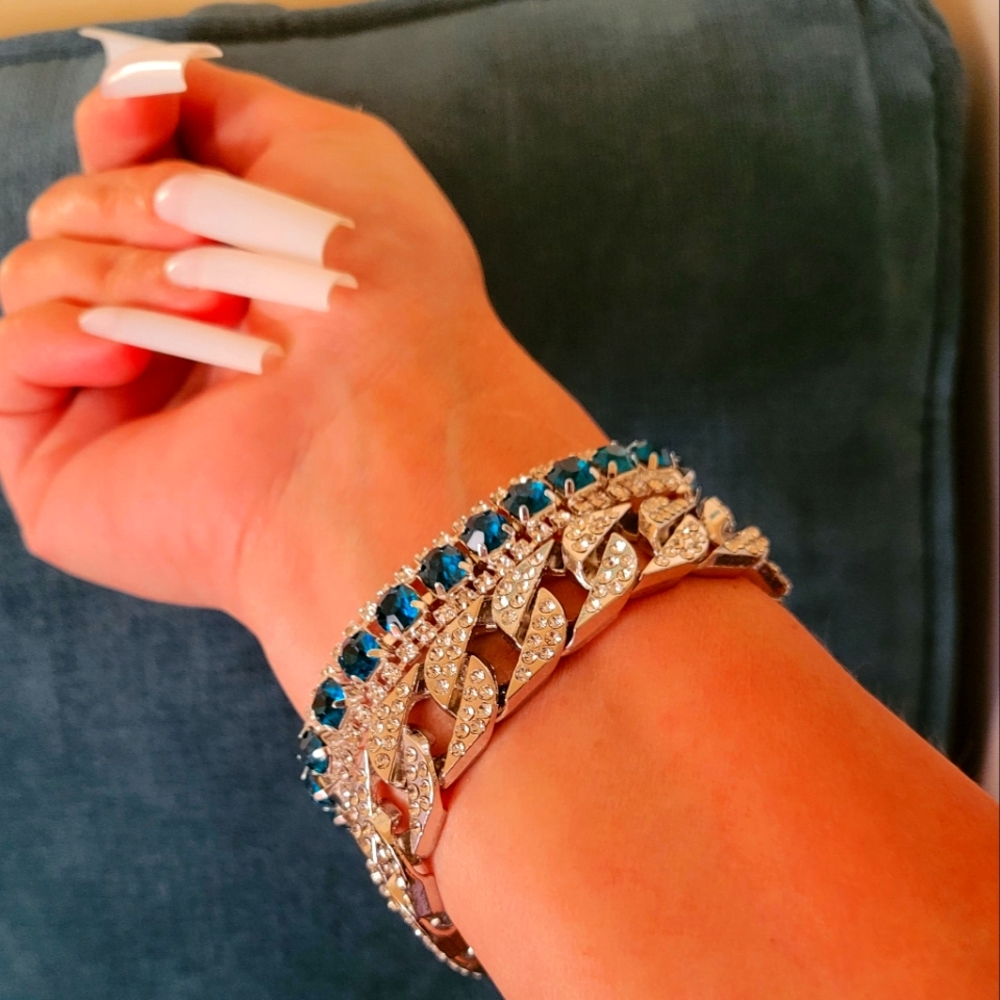 RHINESTONE☆Link▪︎Chain☆ BRACELET
